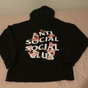 ❤️‍🔥HOST PICK!!!❤️‍🔥Authentic Anti Social Social Club Kkoch Black Hoodie